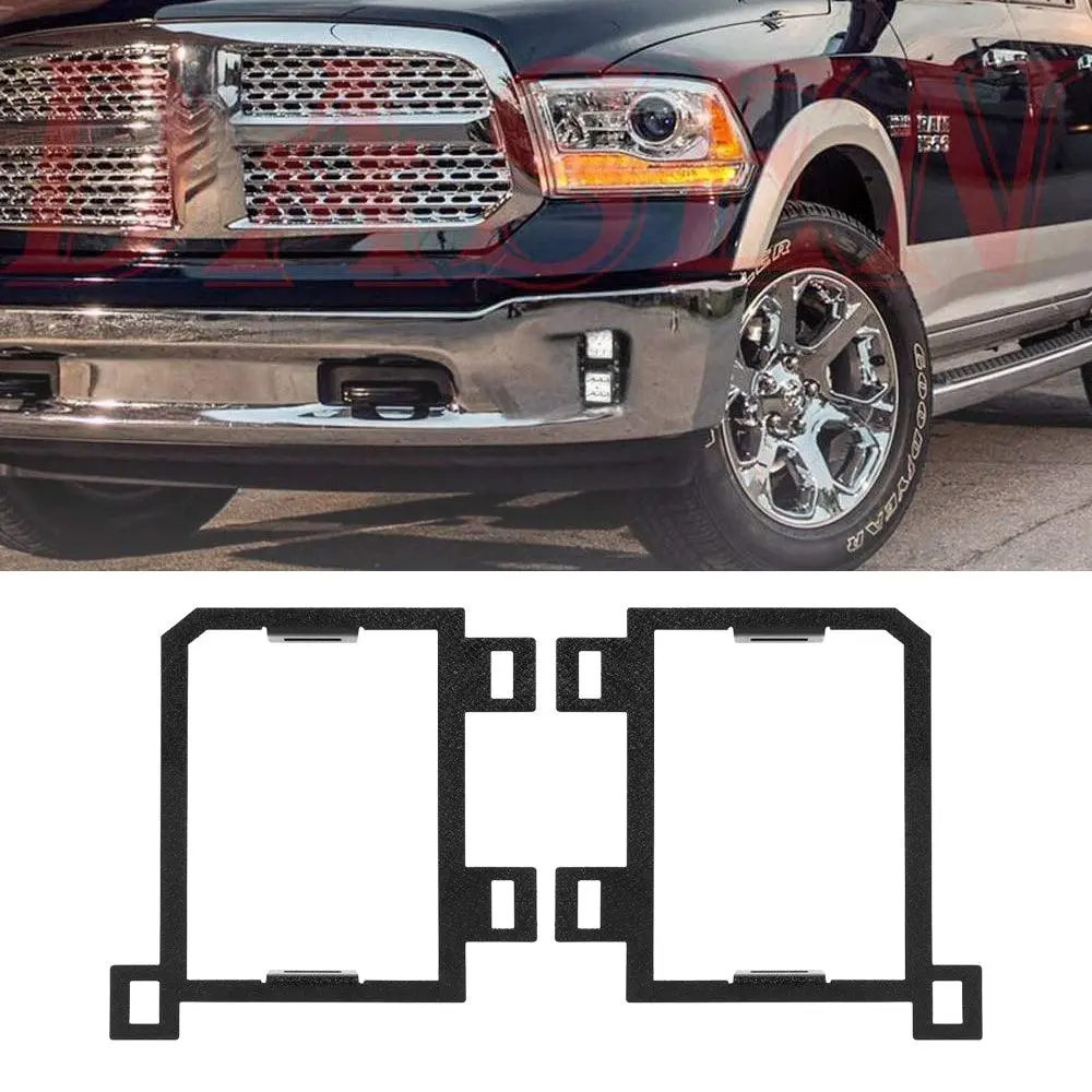 Fog Lamp Mounting Brackets For Dodge Ram 1500 2013 2014 2015 2016 2017 2018 1