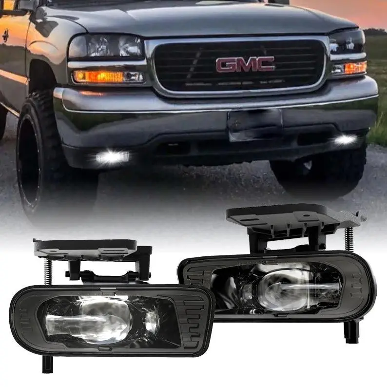Led Fog Lights Replacement Dot Approved For 1999-2002 Gmc Sierra 1500 2500, 2001-2002 Gmc Sierra 1500Hd/2500Hd/3500, 2000-2006 Gmc Yukon 1