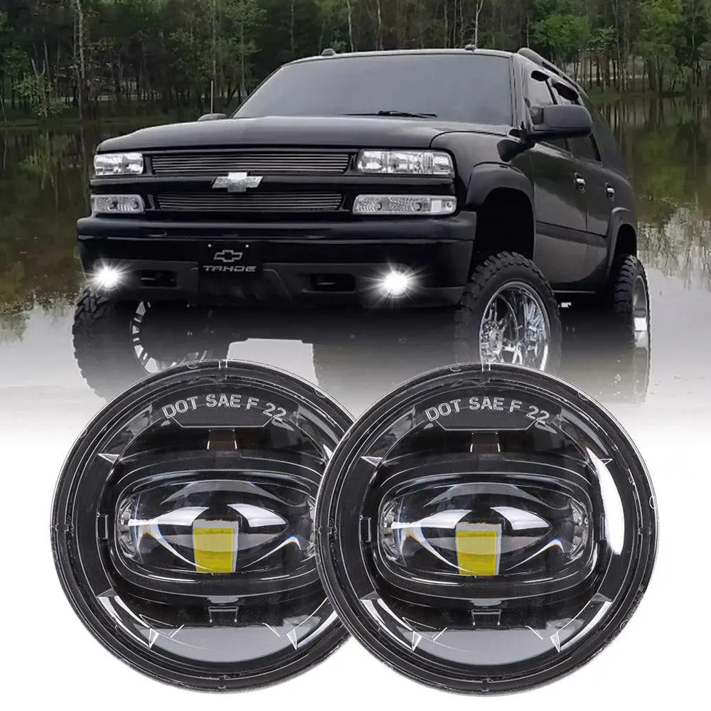 (2Pcs/Set) Led Fog Lights Assembly For 2001-2006 Chevy Suburban 1500 Z71, 2001-2006 Chevy Tahoe Z71 1