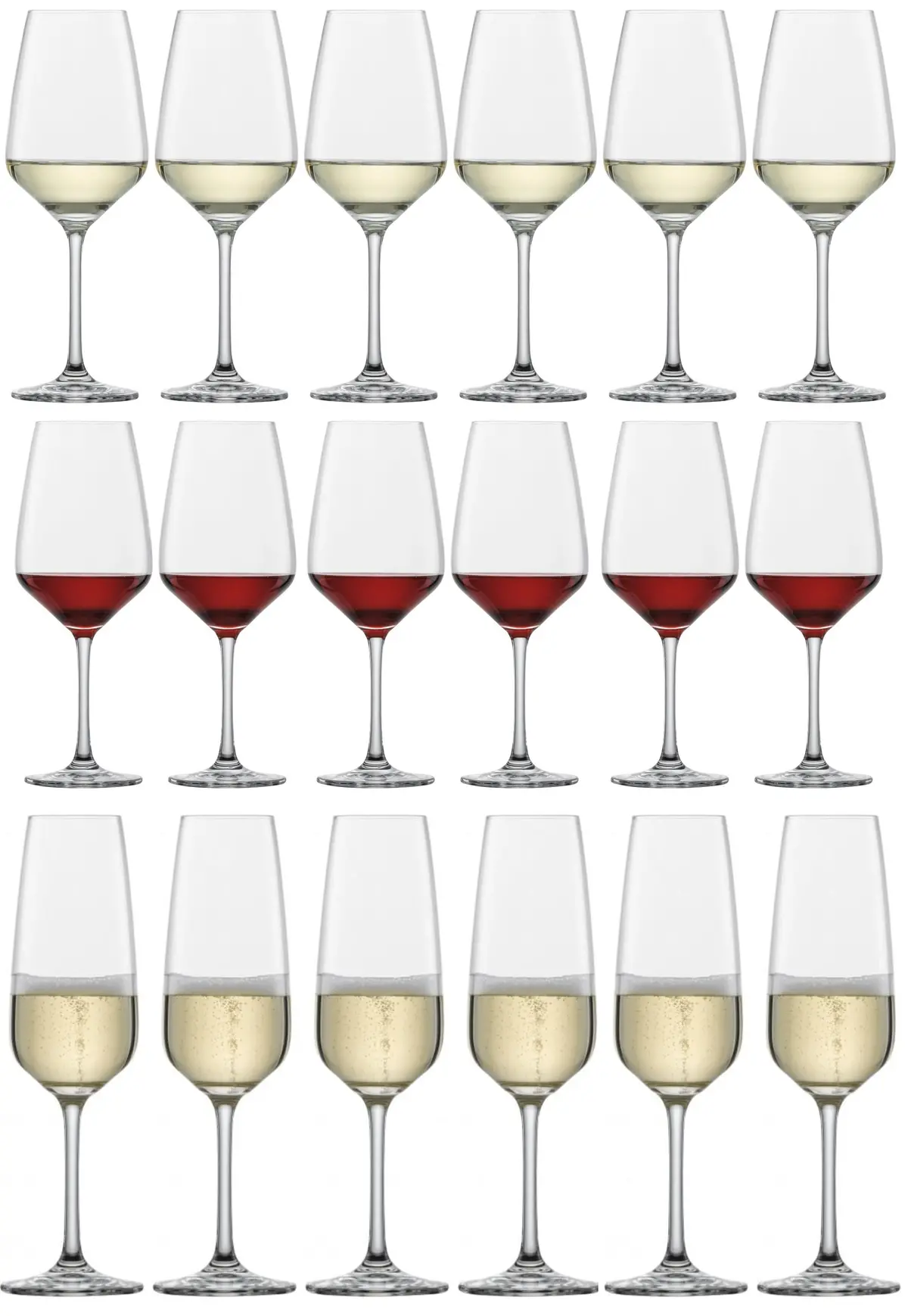 Schott Zwiesel Wijnglazenset Tulip 18-Delige - Rode Wijnglazen, Witte Wijnglazen En Champagneglazen 1
