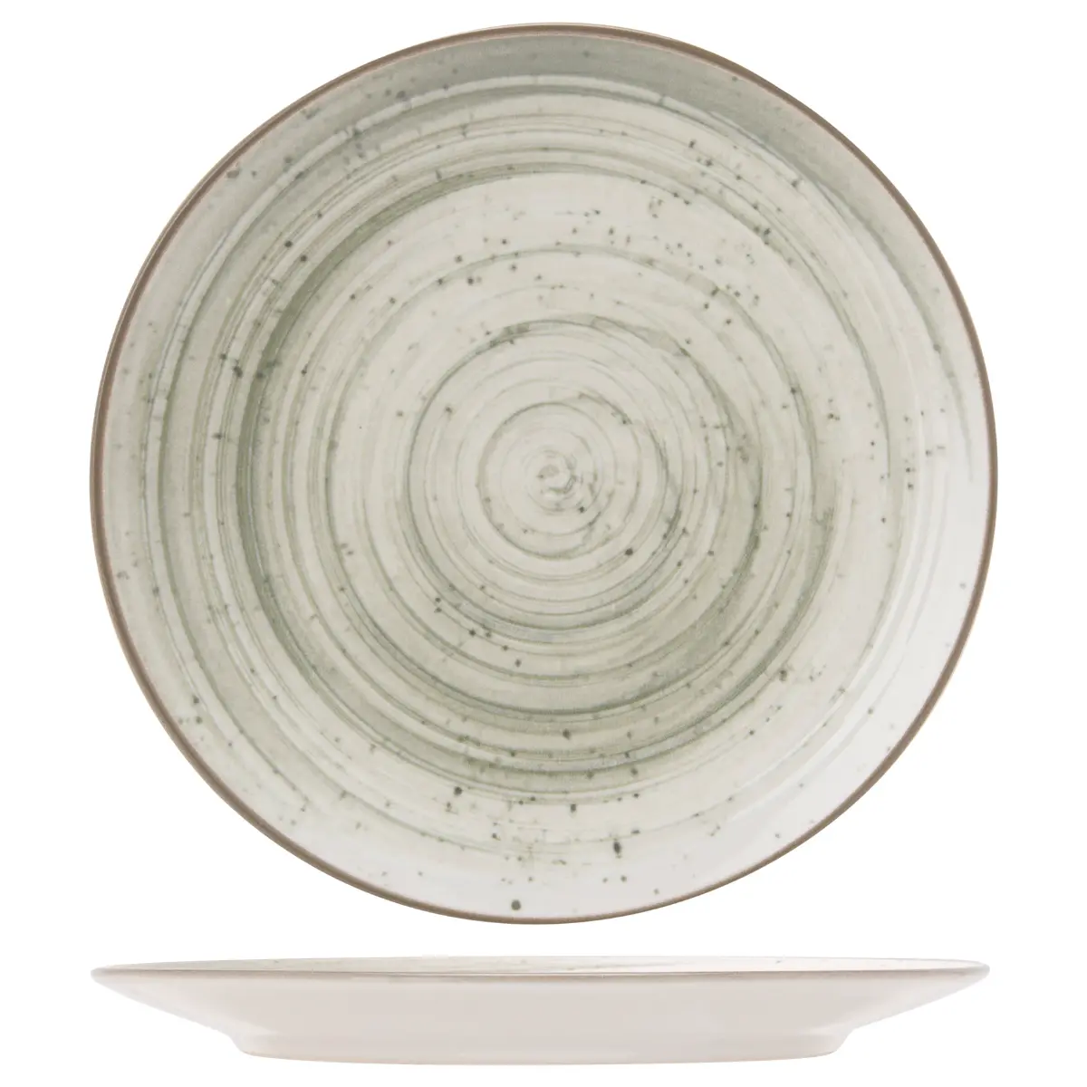 Cosy & Trendy Dinerborden Sintra Ivy Green Ø 26 Cm - 4 Stuks 1