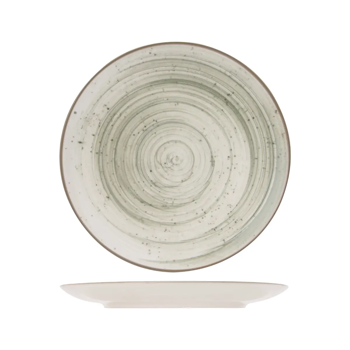 Cosy & Trendy Ontbijtborden / Dessertborden - Sintra Ivy Green Ø 20 Cm - 4 Stuks 1