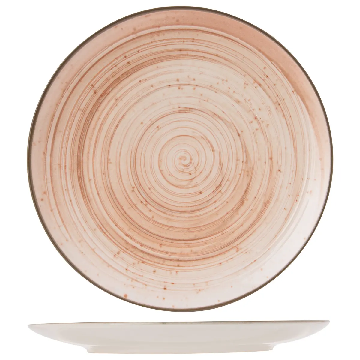 Cosy & Trendy Dinerborden Sintra Terracotta Ø 26 Cm - 4 Stuks 1