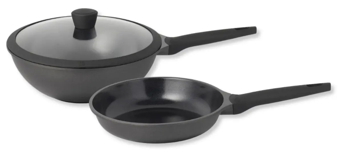 Sola Pannenset Ceramic Deluxe - Koekenpan Ø 28 Cm En Sola Wokpan Ø 30 Cm - Keramische Anti-Aanbaklaag 1