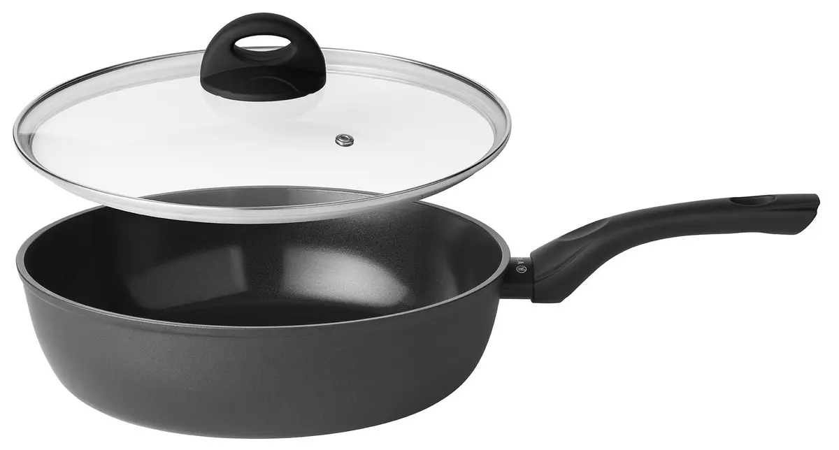 Sola Hapjespan / Sauteerpan Met Deksel Stonehenge Ø 28 Cm - Keramische Anti-Aanbaklaag 1