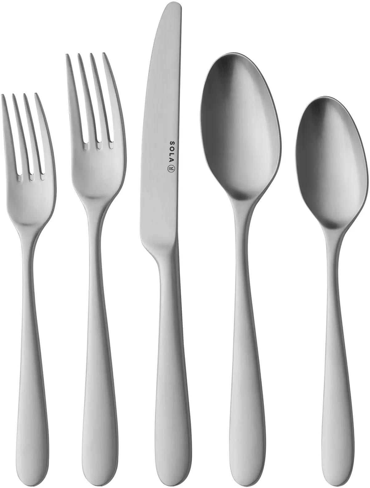 Sola Bestekset Nordica Mat - 18/10 Rvs - 70 Delig / 8 Personen 1