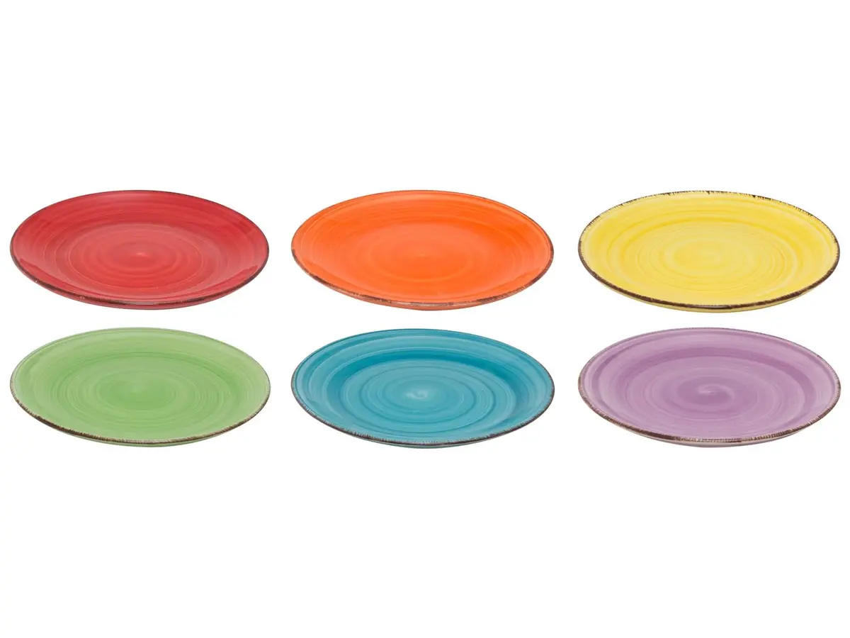 Studio Tavola Ontbijtborden / Dessertborden Sunny Summer Ø 19 Cm - 6 Stuks 1