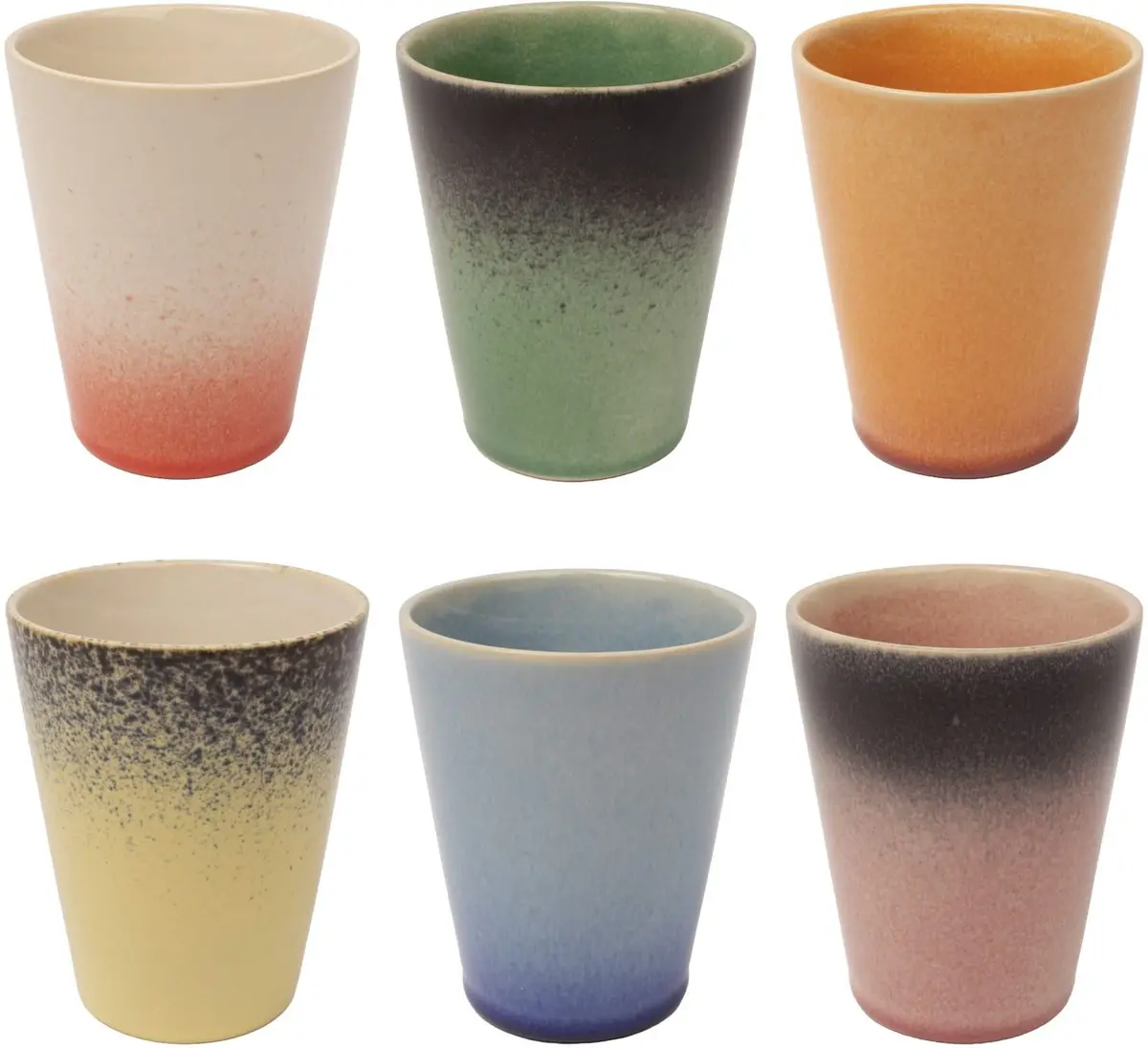 Studio Tavola Cappuccinokopjes - Koffiebekers - Fire - 310 Ml - 6 Stuks 1