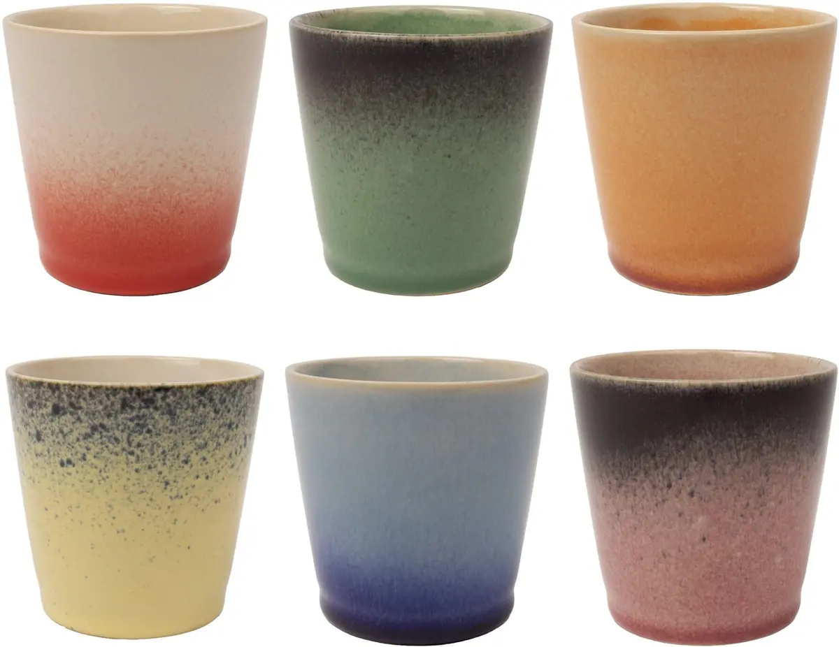 Studio Tavola Koffiekopjes - Senseo Kopjes - Fire - 200 Ml - 6 Stuks 1