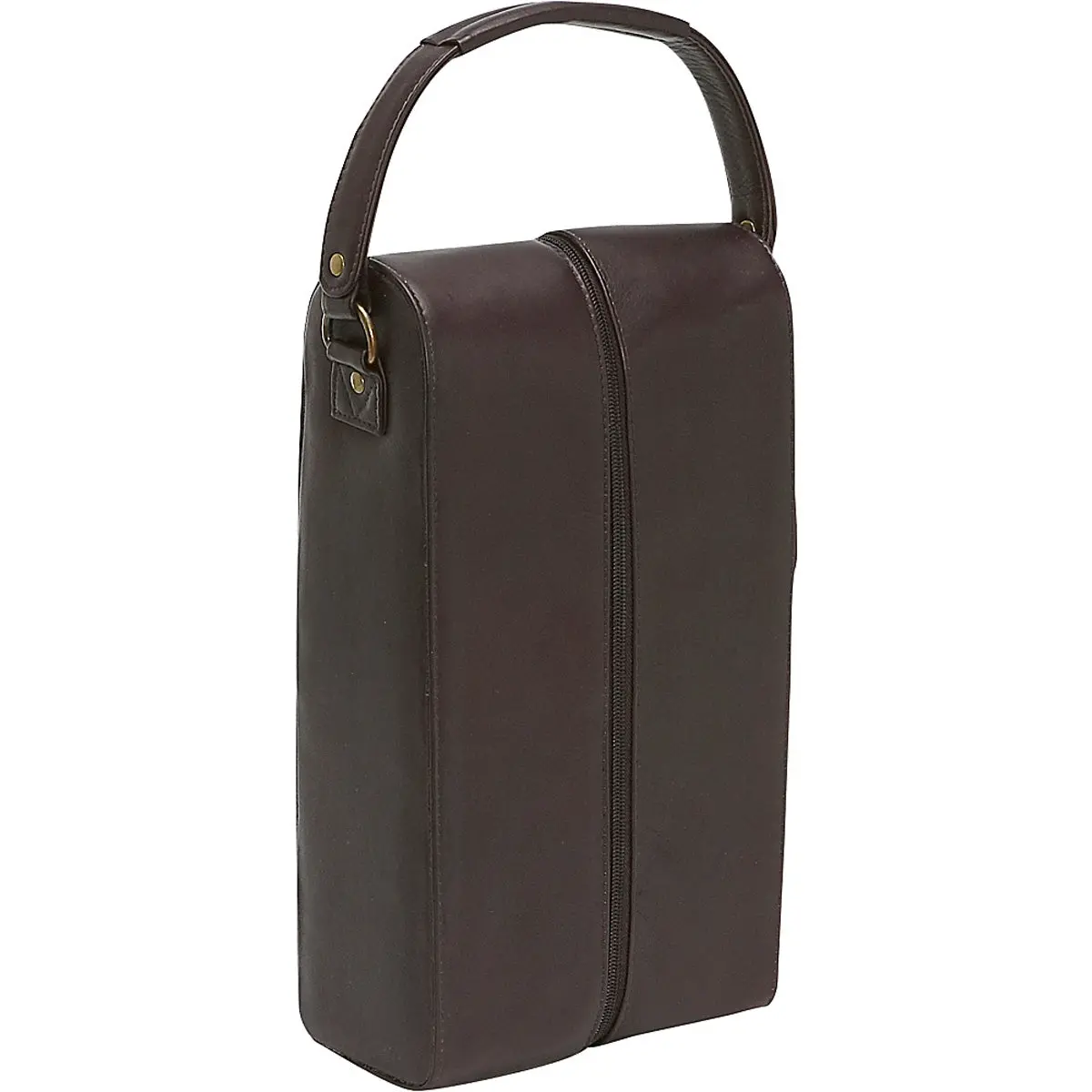 Ledonne Leather 2 Bottle Wine Tote 1