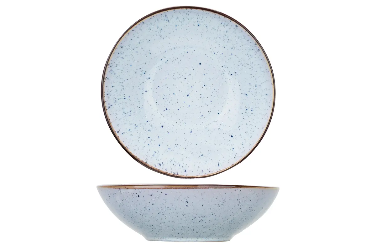 Cosy & Trendy Diepe Borden / Pastaborden Tessa Blue - Ø 18 Cm - 6 Stuks 1