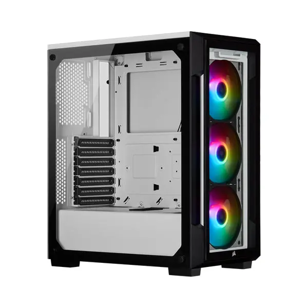 Corsair Icue 220T Rgb Mid-Tower Case - White 1