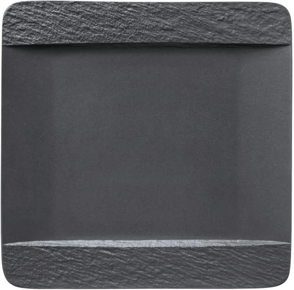 Villeroy & Boch Dinerbord Manufacture Rock - Zwart - 28 X 28 Cm 1