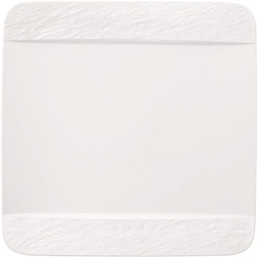 Villeroy & Boch Dinerbord Manufacture Rock - Wit - 28 X 28 Cm 1