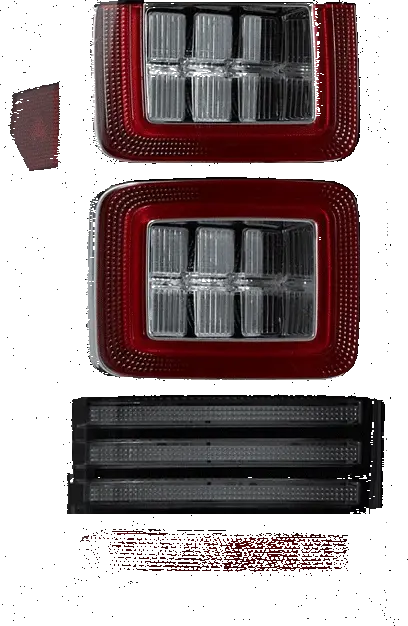 Led Ii Tail Lights Assembly With Red Turn Signal Clear For 2007-2013 Chevrolet Silverado 1500 2500Hd 3500Hd 2007-2010 Gmc Sierra 1500 2500Hd 3500Hd 2