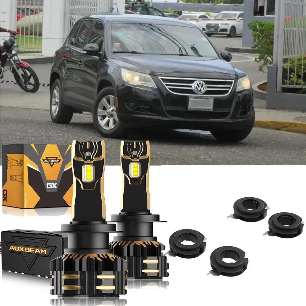 For 2007-2011 Volkswagen Tiguan 1 (5N) H7 Led Headlight Bulbs 1