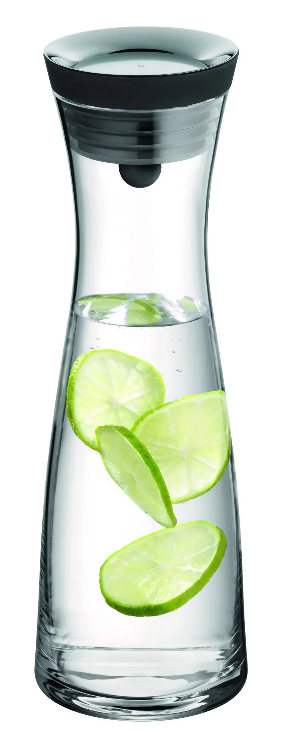 Wmf Karaf / Waterkaraf - Basic - Drupvrij - Zwart / Zilver - 1 Liter 1