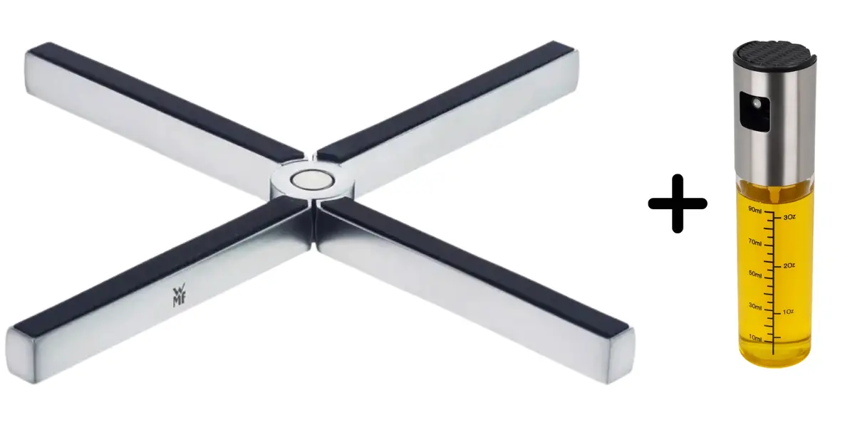 Wmf Pannenonderzetter Mister X - 19 X 19 Cm - Inclusief Gratis Cookinglife Olieverstuiver 100 Ml 1