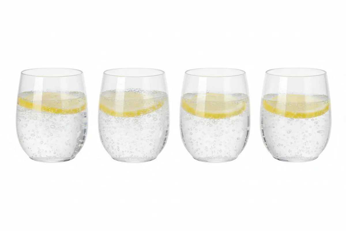 Cookinglife Waterglazen Kunststof - Campvibe - Outdoor - Onbreekbaar - 400 Ml - 4 Stuks 1