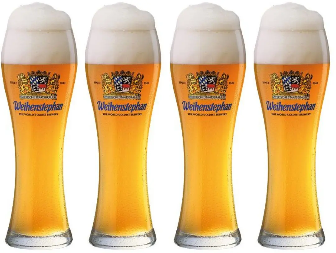 Weihenstephaner Bierglazen Weizen - 500 Ml - 4 Stuks 1