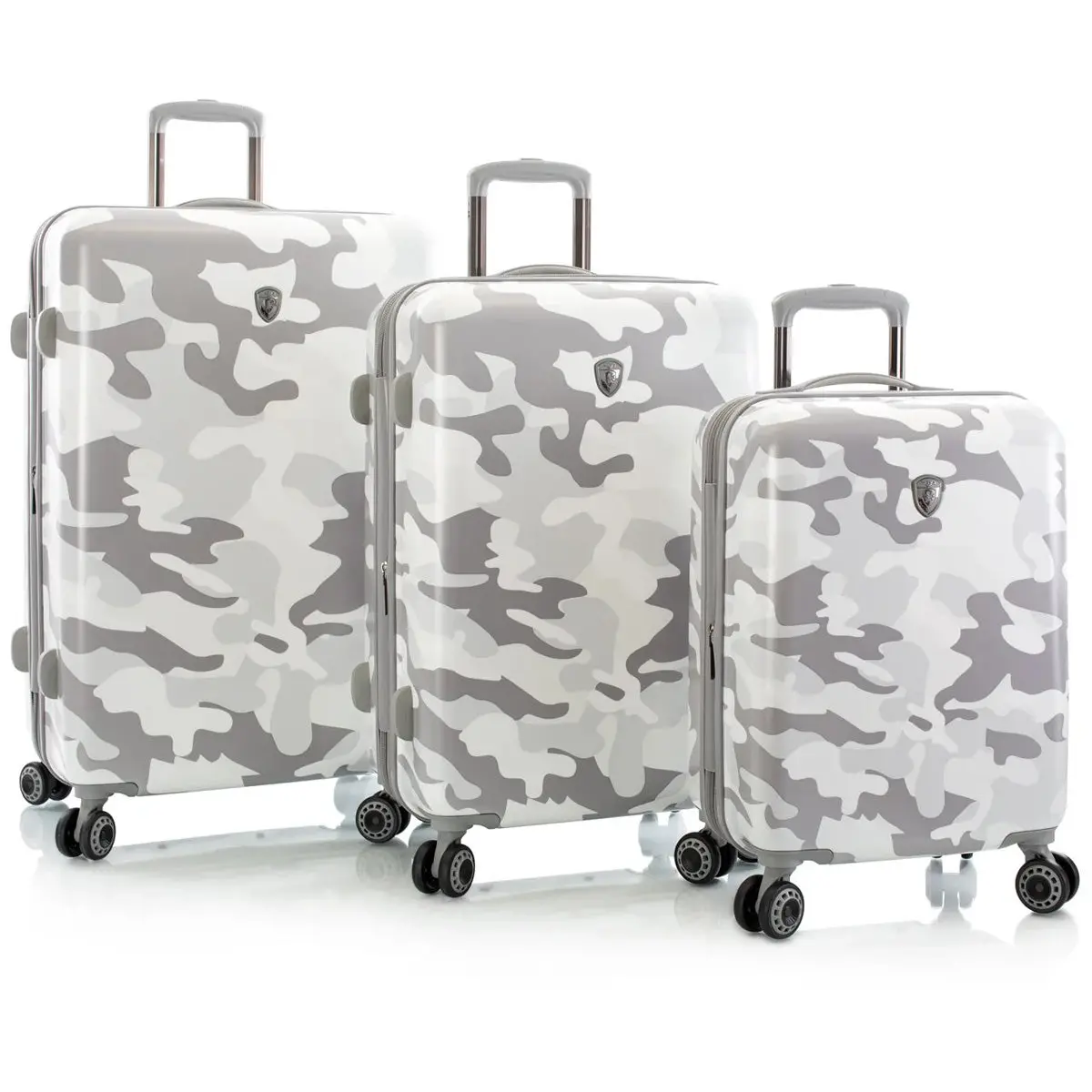 Heys White Camo Fashion Spinner 3Pc Set 1