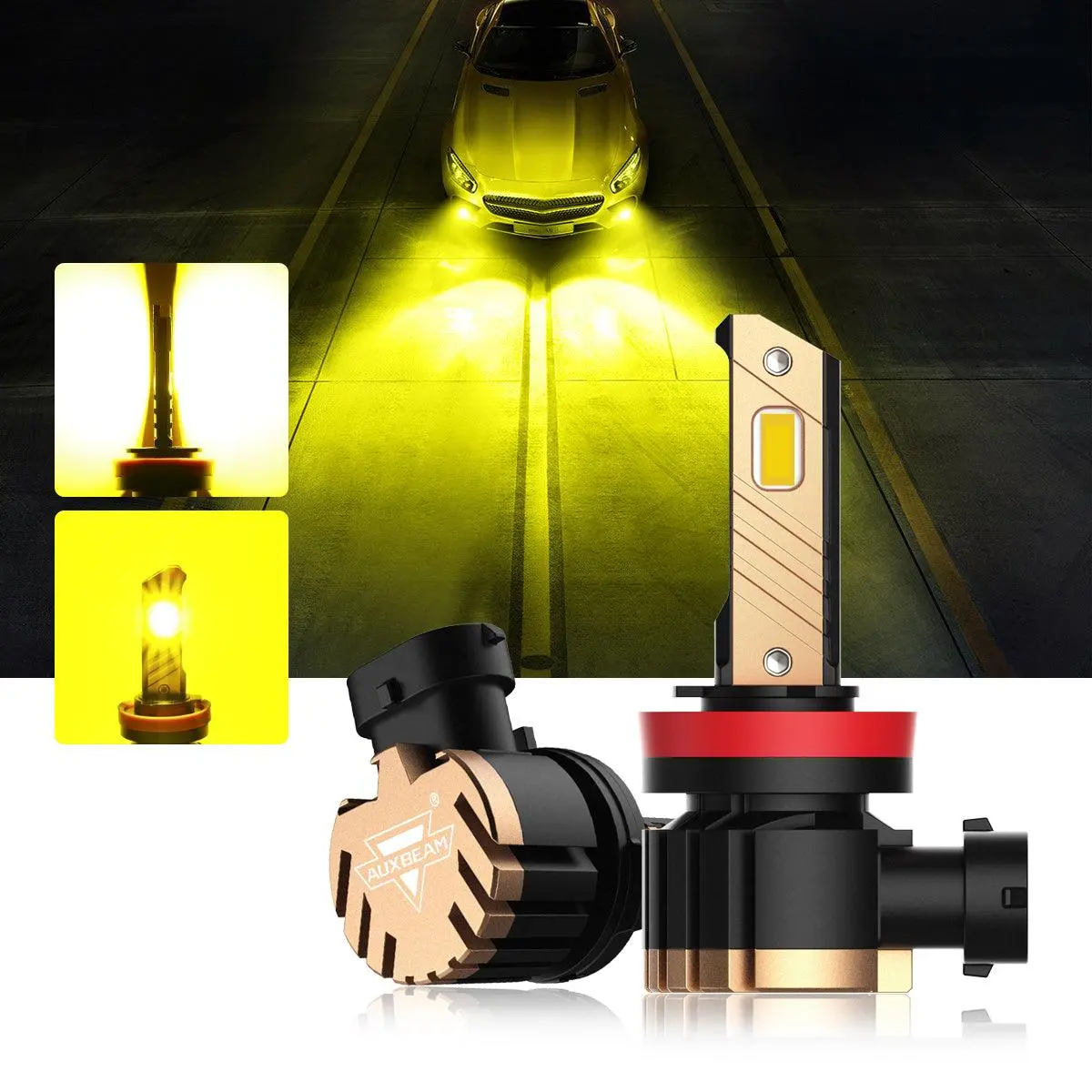 For 2006-2013 Toyota Yaris H4 Led Headlight Bulbs 14