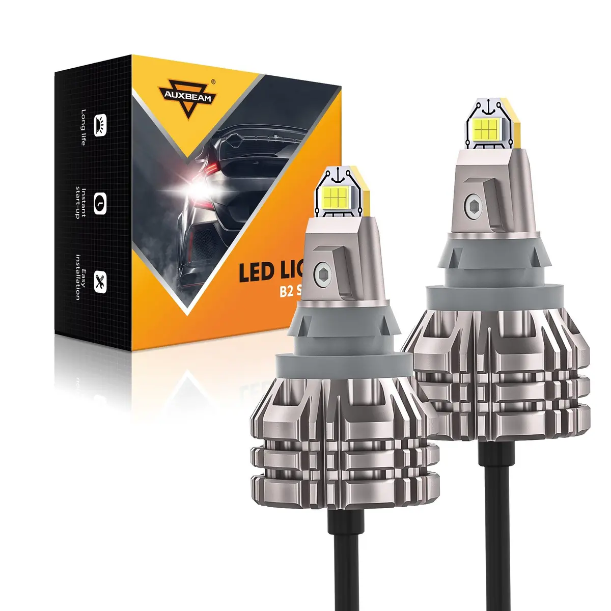 For 2006-2013 Toyota Yaris H4 Led Headlight Bulbs 19
