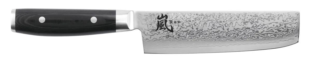 Yaxell Nakirimes Ran 16.5 Cm - 69 Laags Roestvrij Damast Staal - Canvas Micarta Heft 1