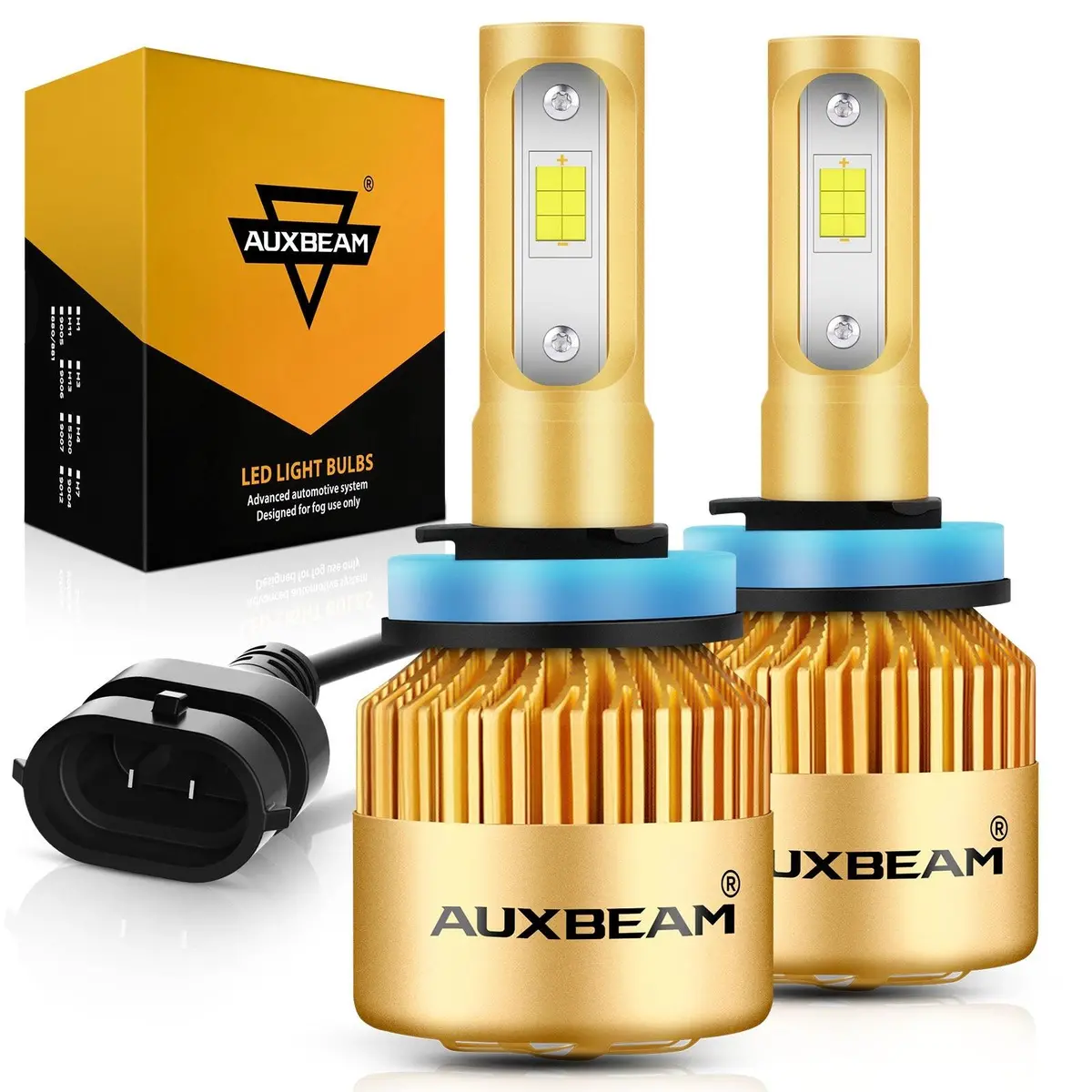 H11 Led Headlight Bulbs 72W 10000Lm S3 Series Fan Cooling 6500K Cool White | 2 Bulbs 2