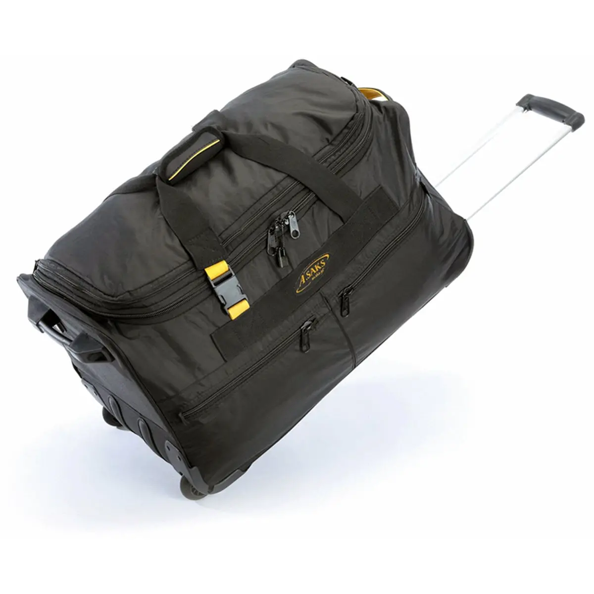 A. Saks Expandable 25 Inch Wheeled Duffel 1