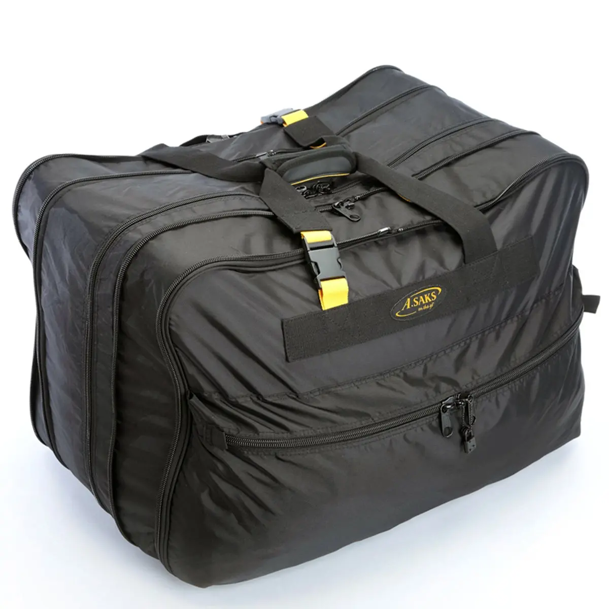 A. Saks Expandable 26 Inch Soft Suitcase 1