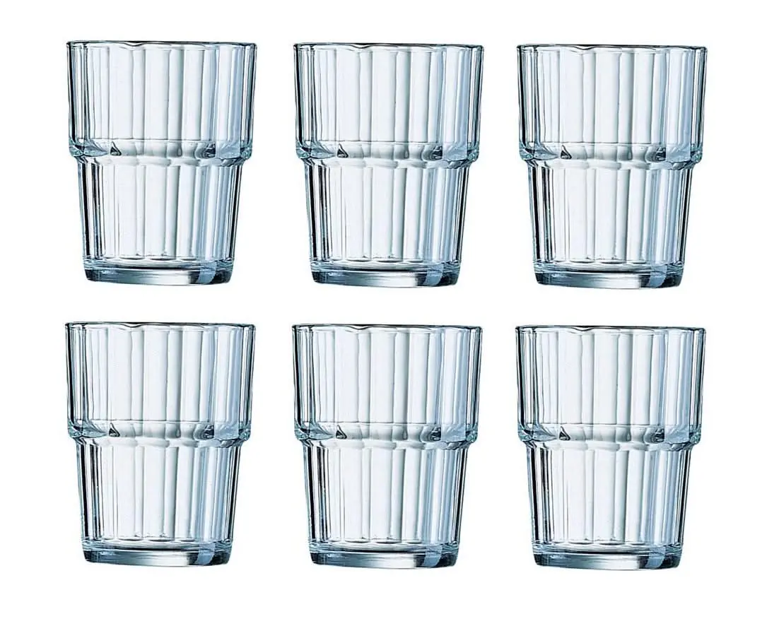 Arcoroc Tumbler Norvege - Gehard Glas - 200 Ml - 6 Stuks 1