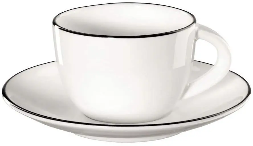 Asa Espressokop En Schotel A Table Ligne Noire 70 Ml 1