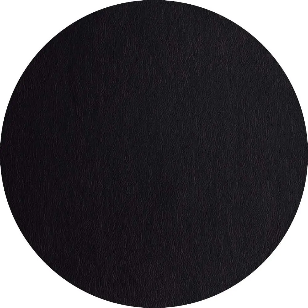 Asa Selection Placemat - Leather Optic Fine - Zwart - Ø 38 Cm 1