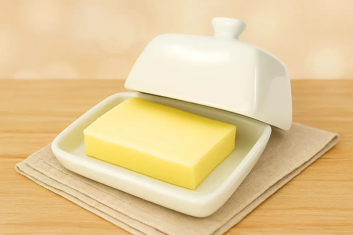 Cookinglife Botervloot Wit Porselein 10 X 7.5 Cm 2