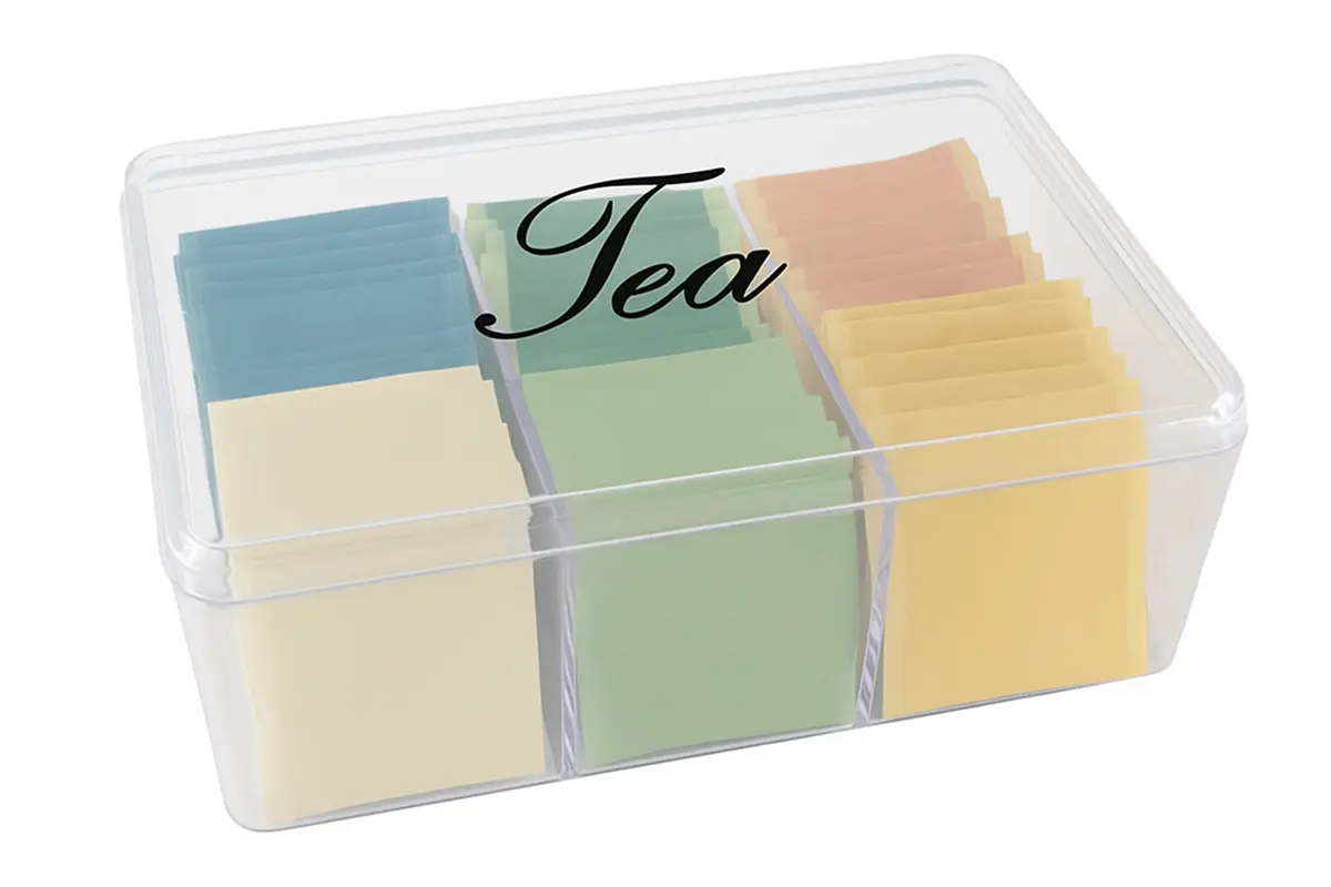 Cookinglife Theedoos - Theekist - Sakura Tea - 6 Vakken - 21 X 15 X 9 Cm 1