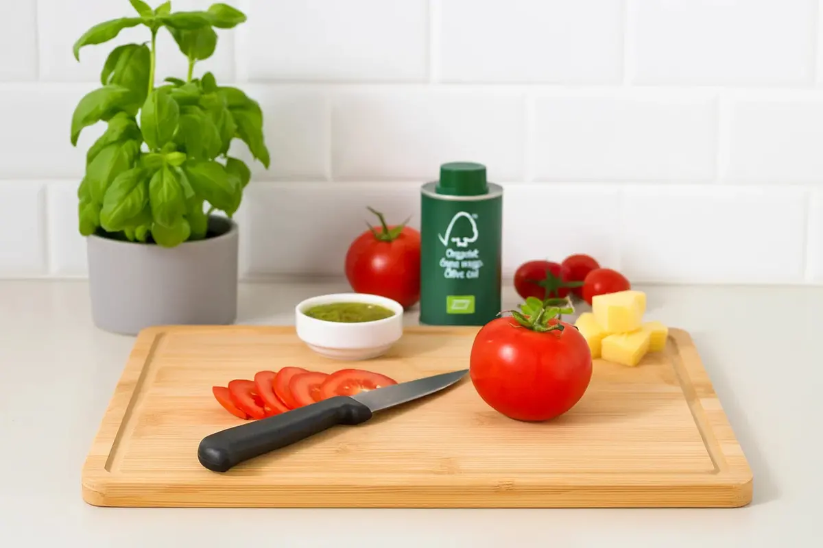 Cookinglife Snijplank Met Sapgeul - Bamboe - 25 X 35 X 1,8 Cm 2