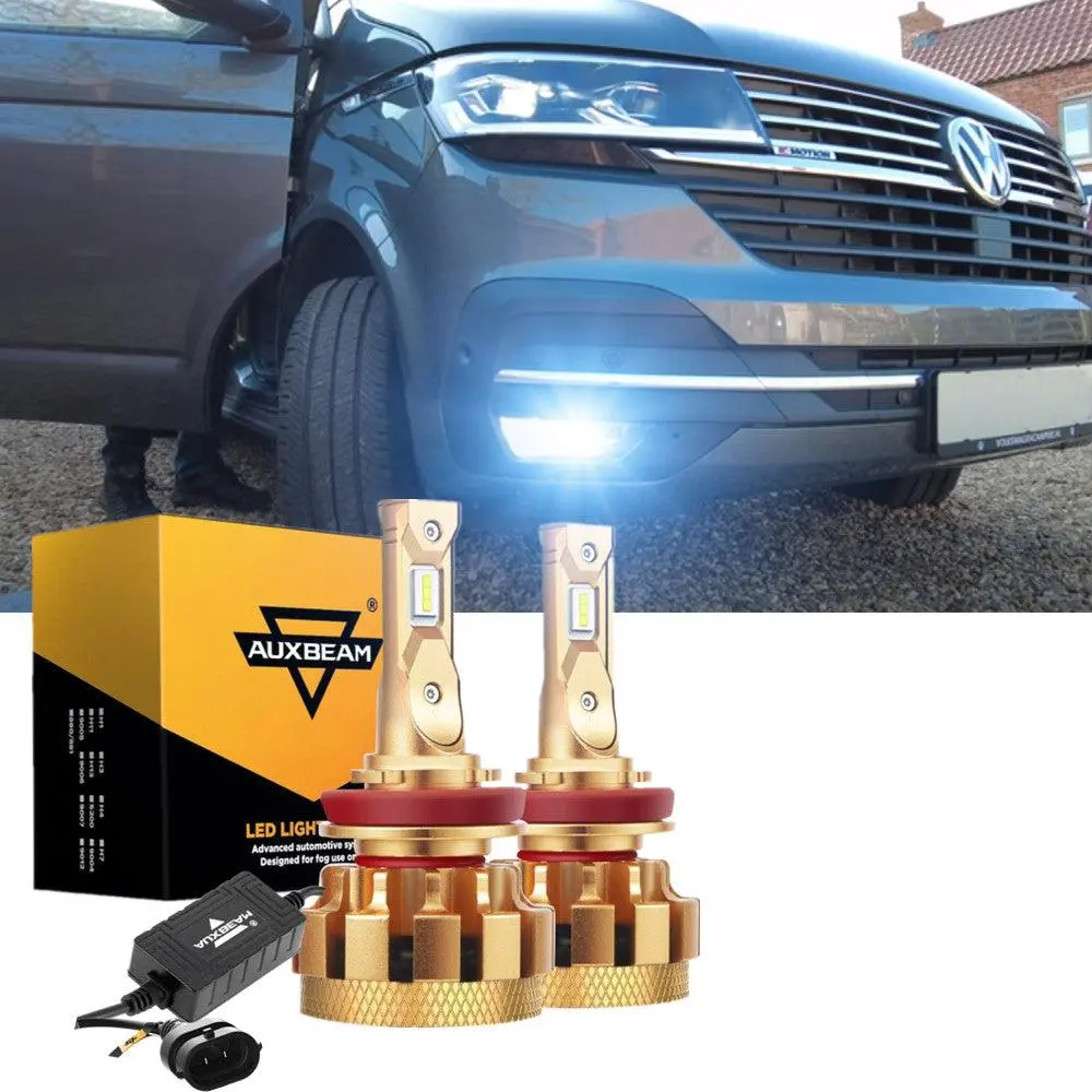 For 2015-2020 Volkswagen Transporter T6 H11 Led Fog Light Bulbs F-16 Plus Series Automotive Grade 14000Lm 1