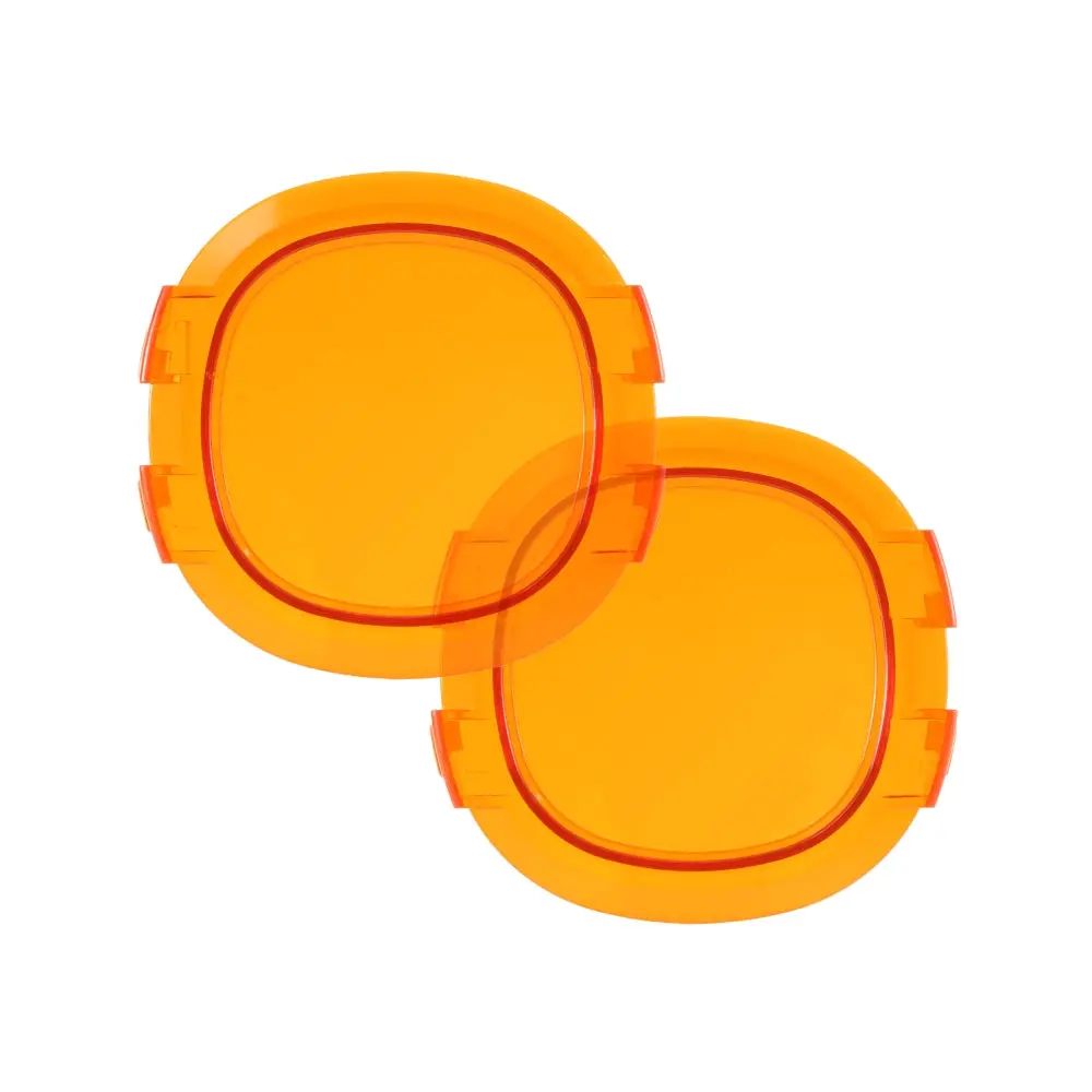 P4 Series 4 Inch Round Led Pod Lights Dark Amber Cover Light Shield Cover 1