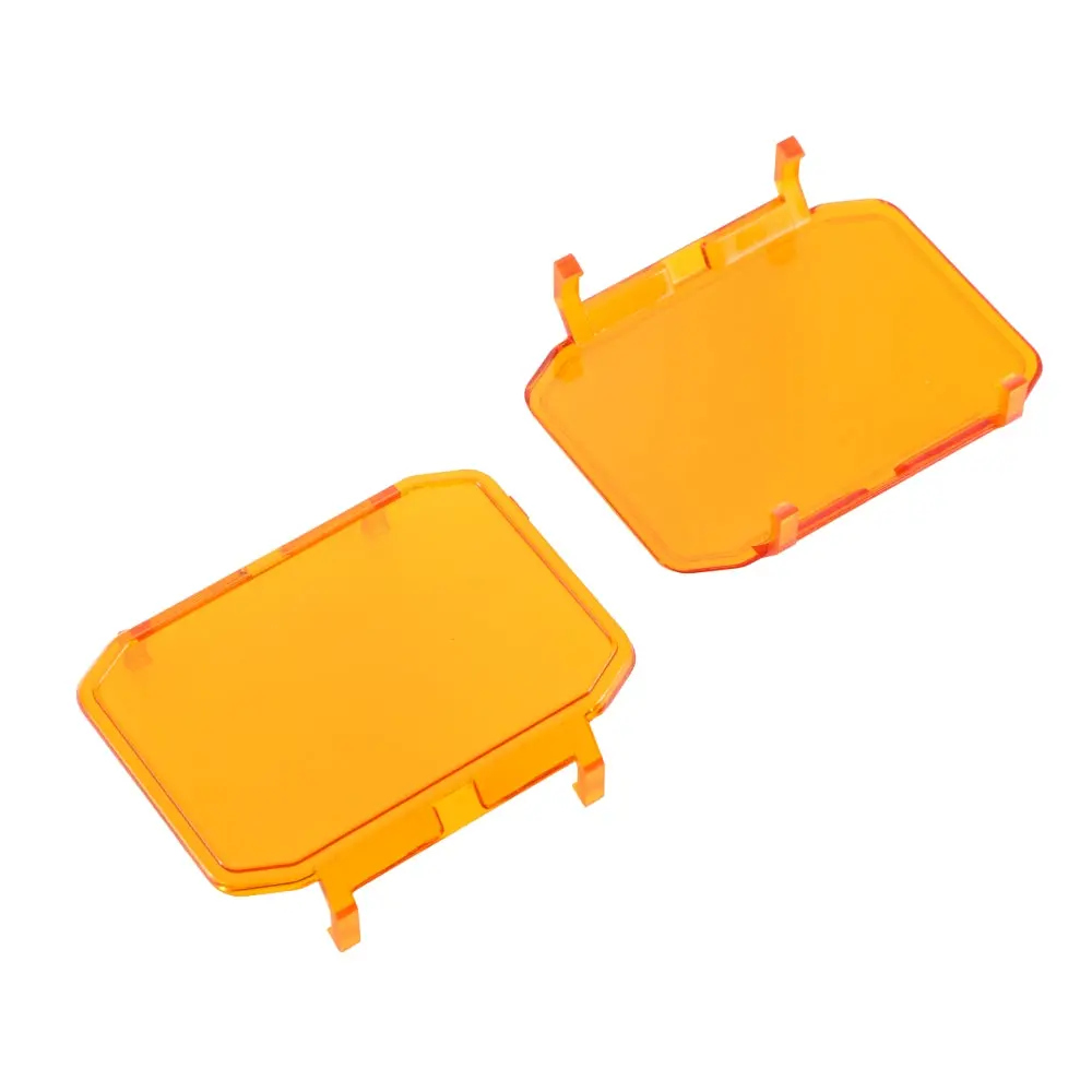 R4 Series 4 Inch Led Pod Lights Dark Amber Cover Light Shield Cover 1
