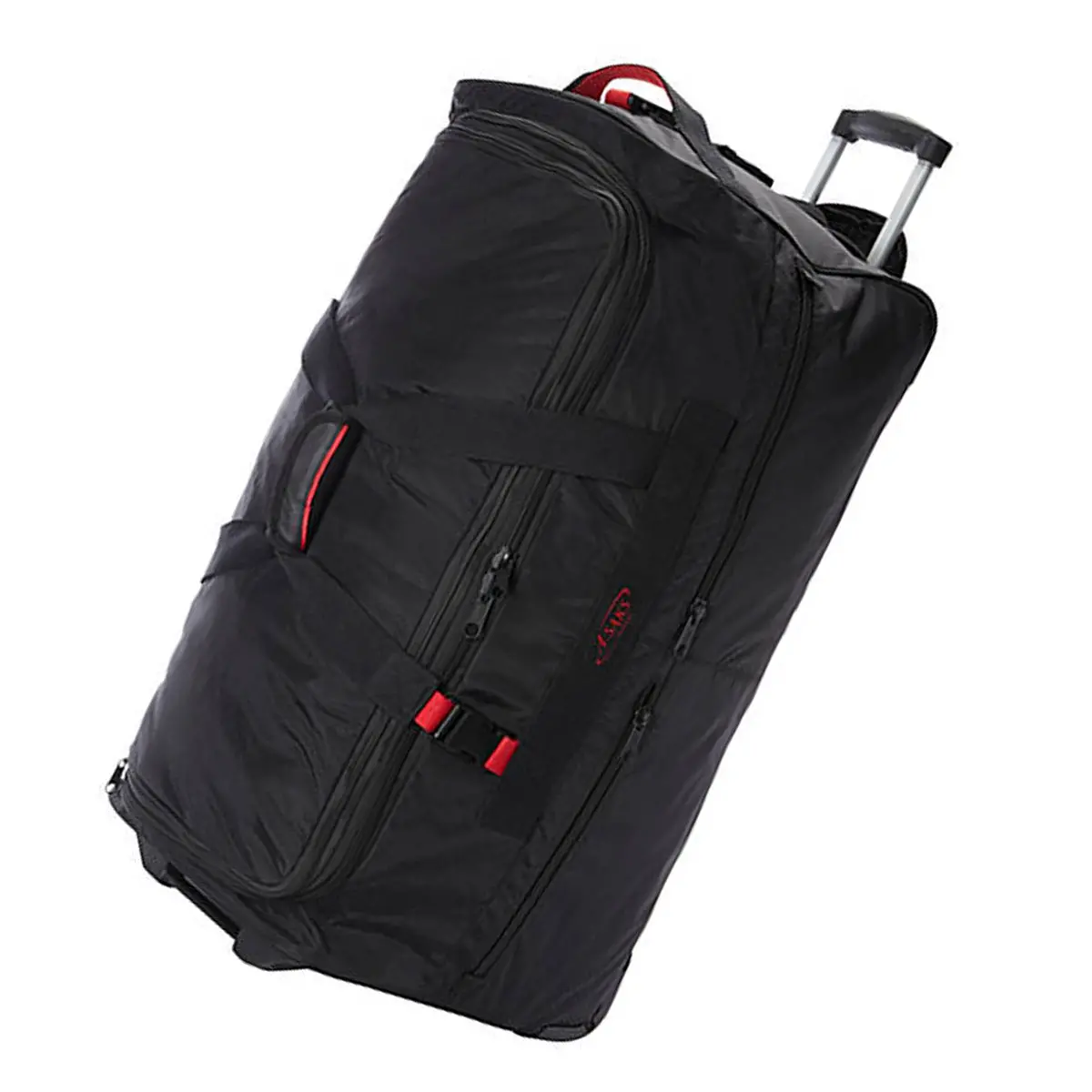 A. Saks Expandable 25 Inch Ballistic Wheeled Duffel 1
