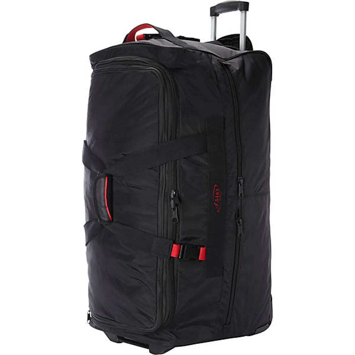 A. Saks Expandable 31 Inch Ballistic Wheeled Duffel 1