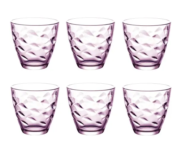 Bormioli Rocco Glazen Flora - Roze - 250 Ml - 6 Stuks 1