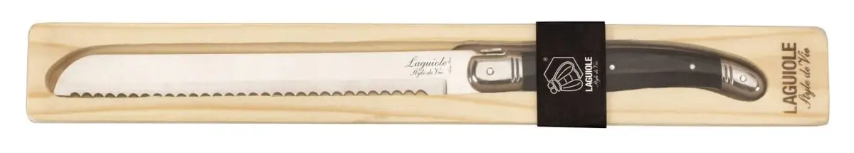 Laguiole Style De Vie Broodmes Zwart 1