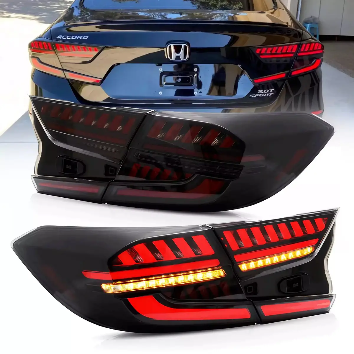 Led Tail Light Assembly With Full Led Dynamic Welcome Lighting For 2018-2022 Honda Accord 10Th Gen 1
