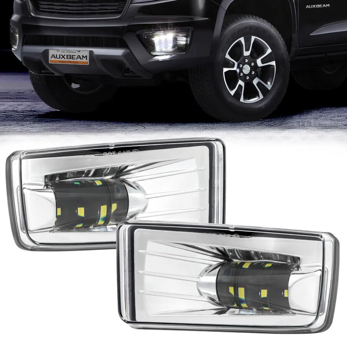 (2Pcs/Set) 36W Chrome Led Fog Lights 5202 For Chevy(Chevrolet) 1