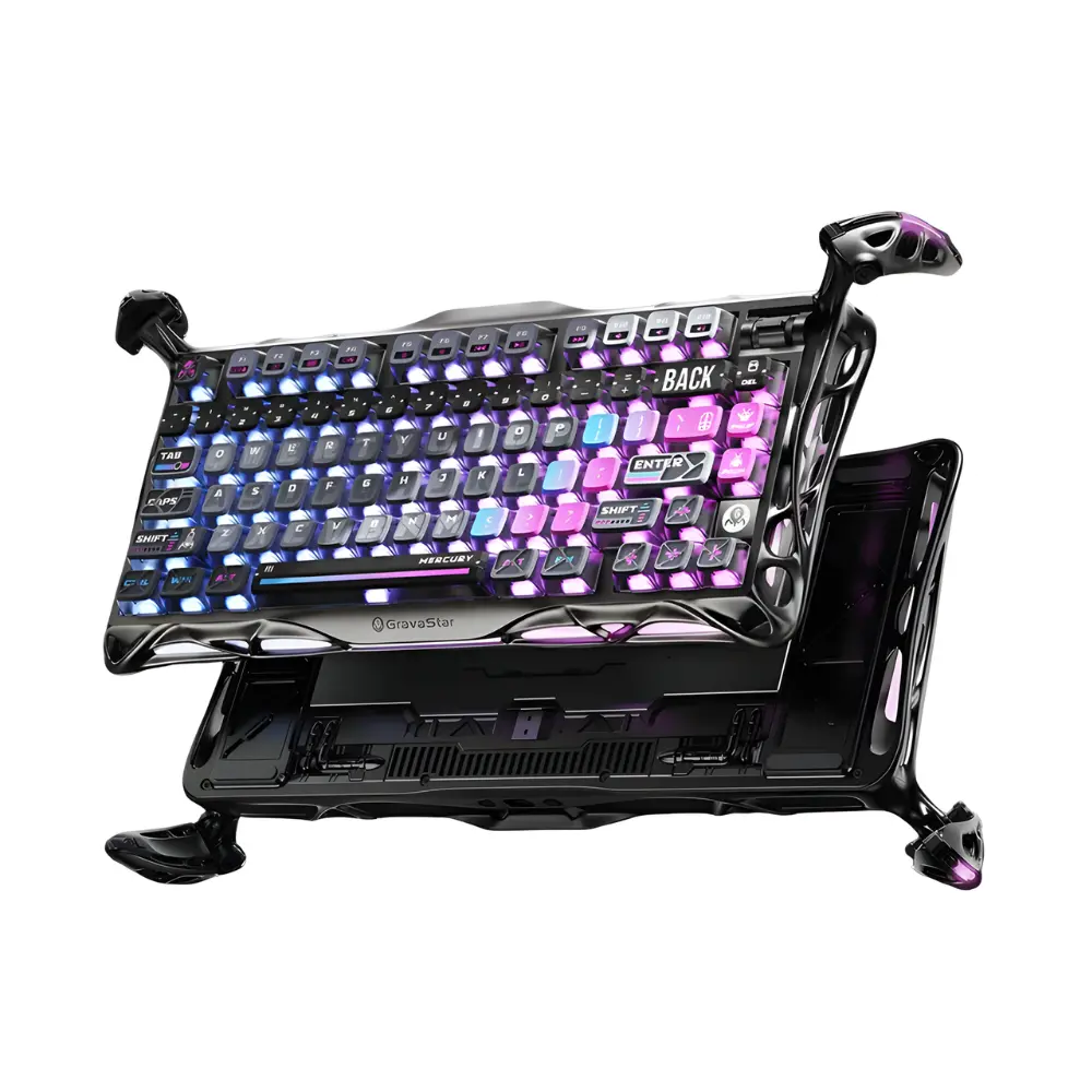 Gravastar Mercury K1 Pro Special Edition Cblk-Cn Gaming Keyboard - Cyberpunk 1