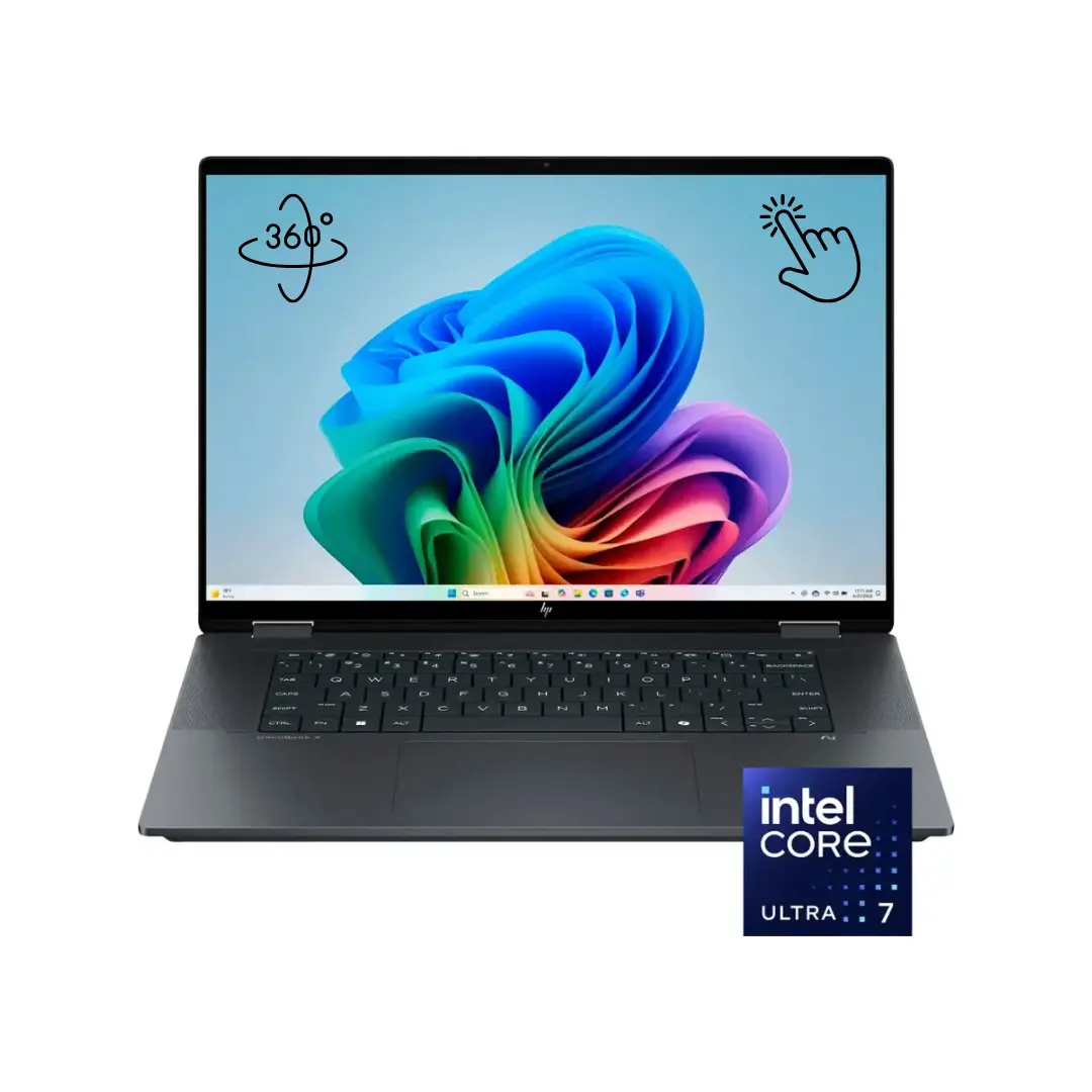 Hp Omnibook X Flip 16-As0023dx, Intel Core Ultra 7-256V, Ram 16Gb, Ssd 1Tb, Intel Arc 140V, 16.0 Inch Ips Wuxga Fhd+ Touch, Eclipse Gray 1