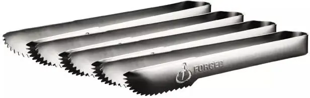 Forged Serveertangen Churrasco - Rvs - 4 Stuks 1
