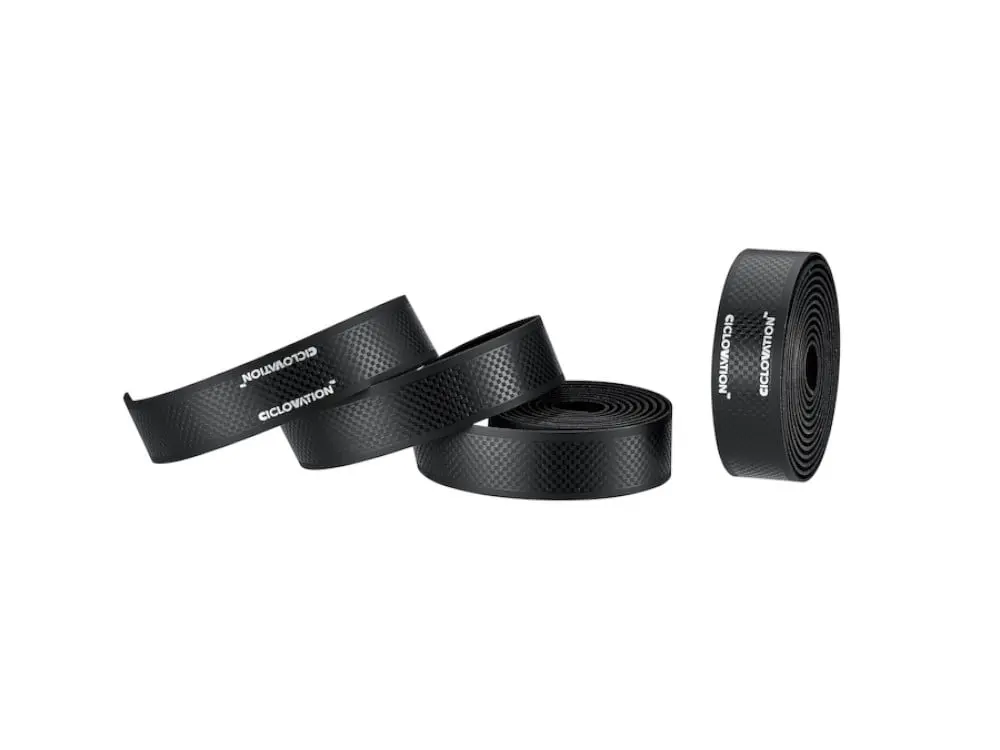 Ciclovation Advanced Bar Tape Poly Touch Vapor Metallic - Gem Black 1